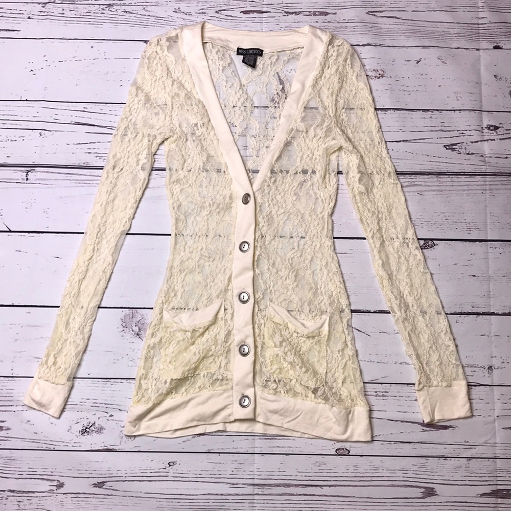 Sheer Lace Cardigan